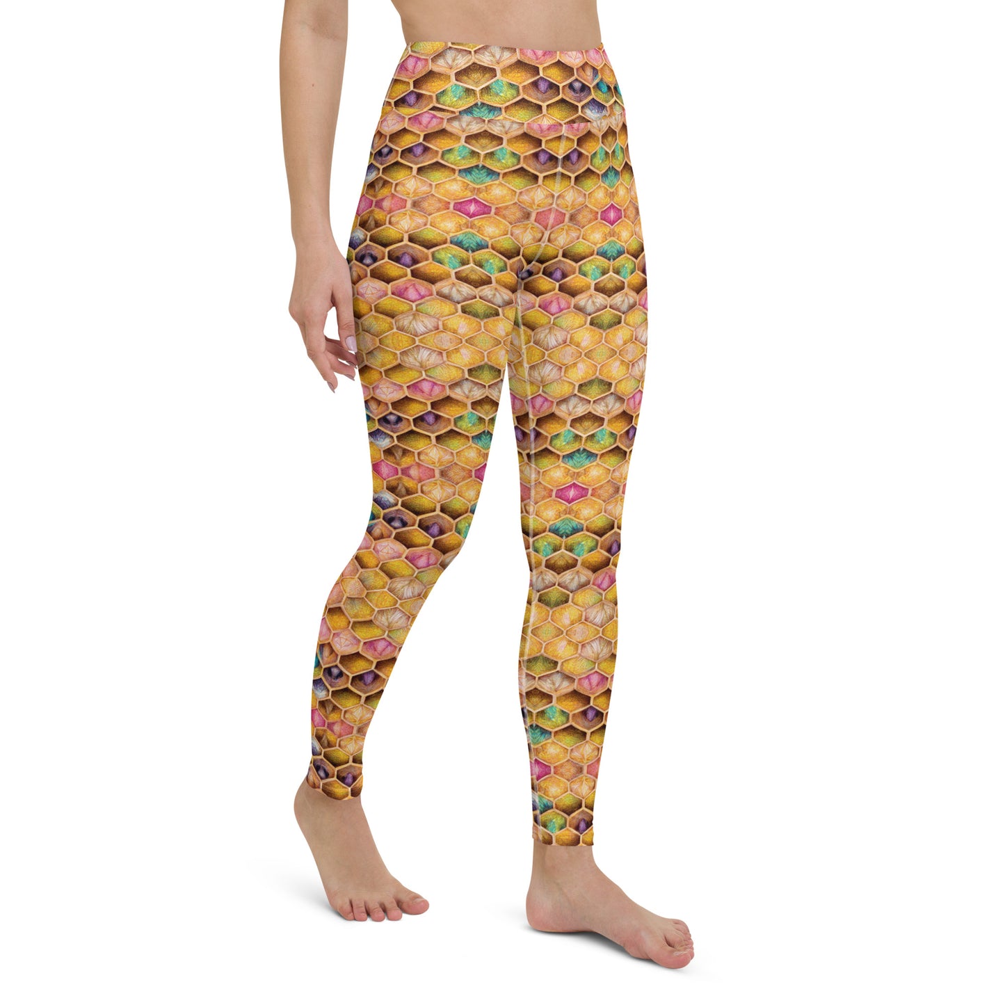 Rainbow Hive Radiance Yoga Leggings