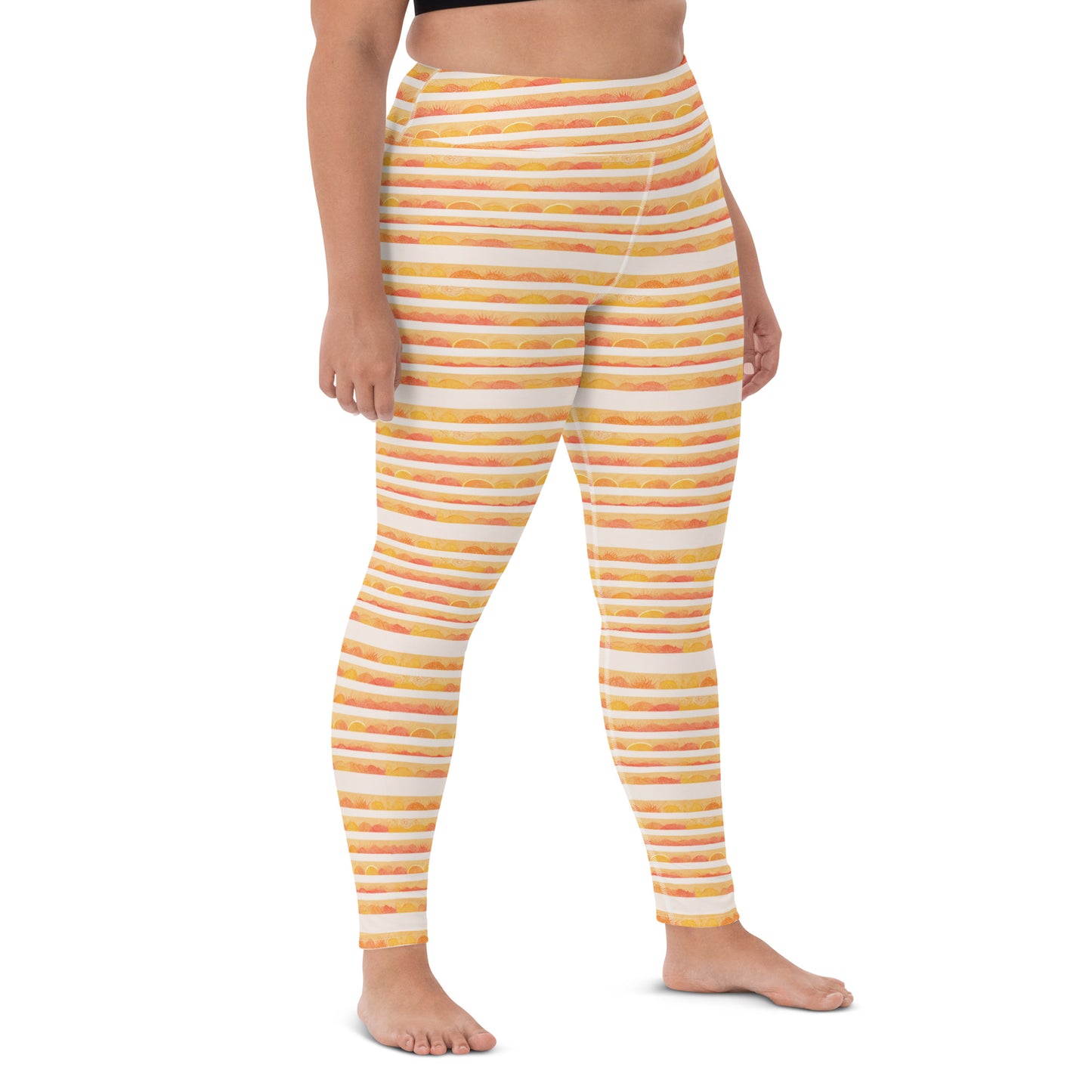 Rising Sun Yoga Leggings