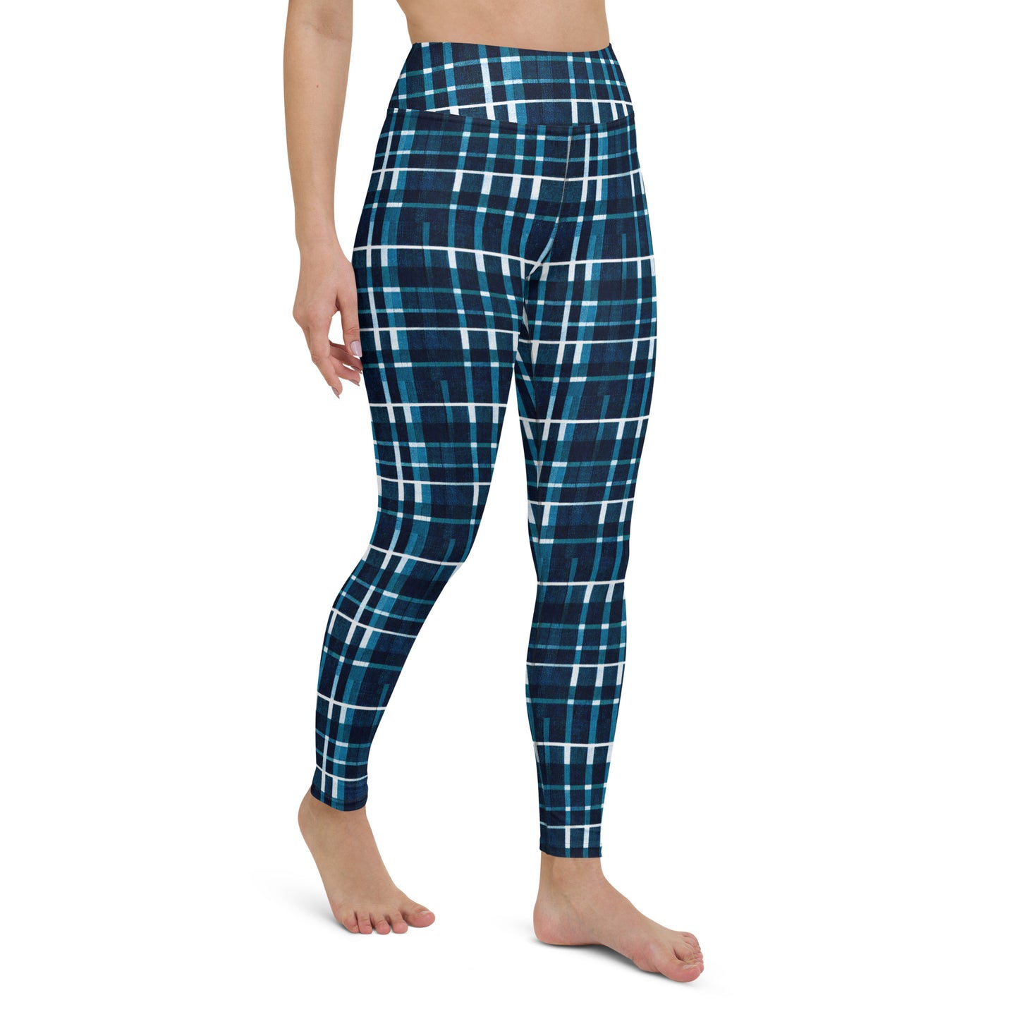 Royal Blue Scottish Heritage Yoga Leggings