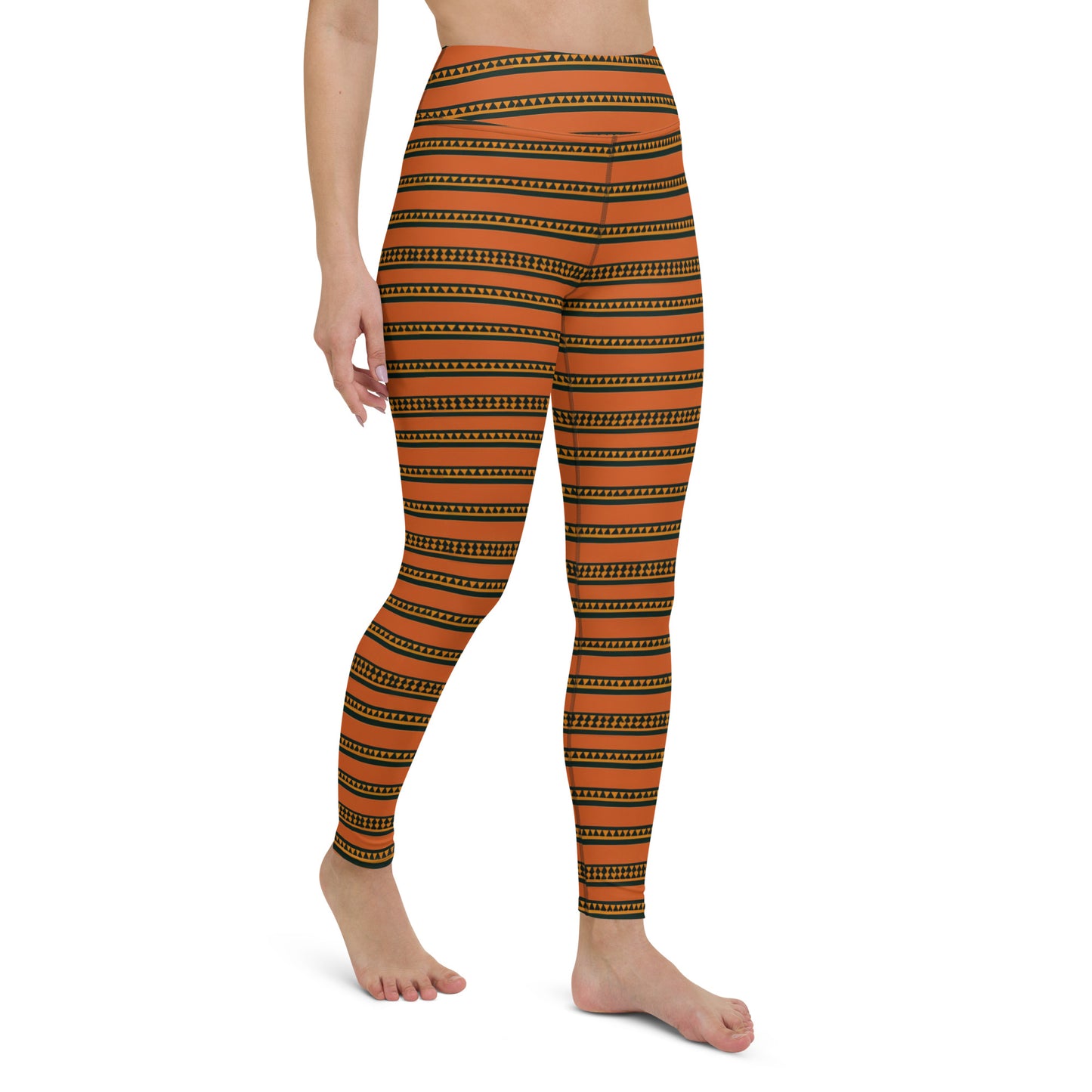 Timbuktu Tangerine Tapestry Yoga Leggings