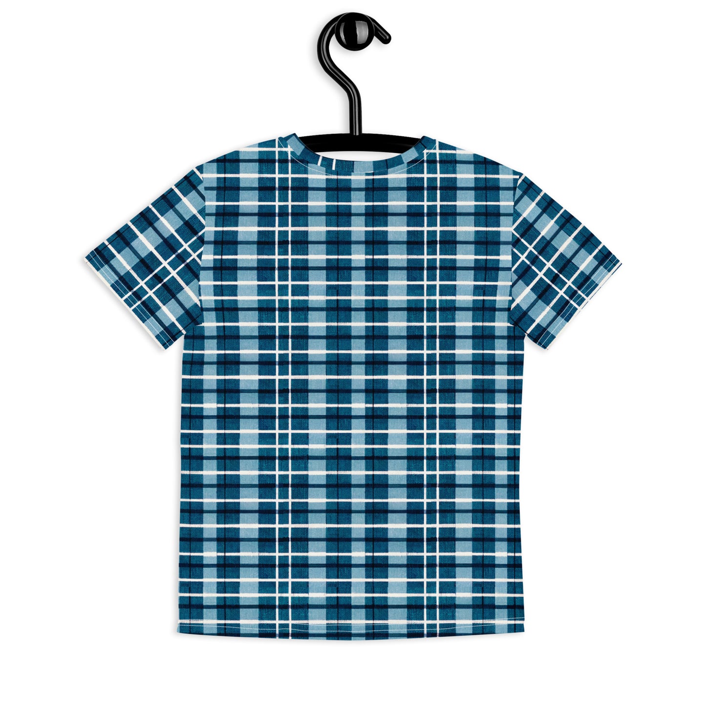 Scotsman’s Skyward Plaid Junior Girl’s crew neck t-shirt