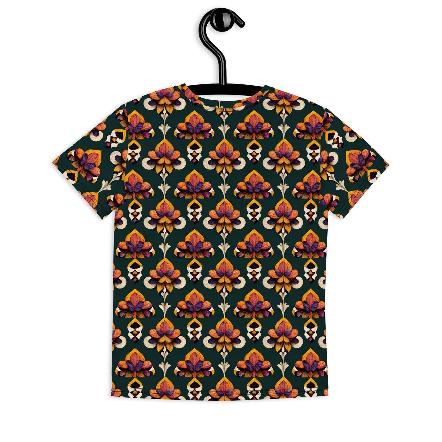 Taza’s Radiant Petals Junior Boy’s crew neck t-shirt