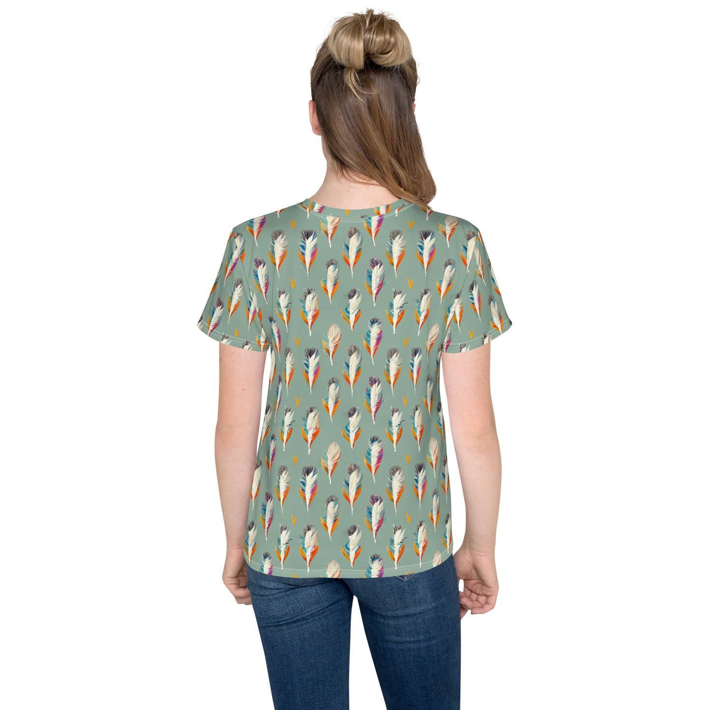 Tropical Birdsong Junior Girl’s crew neck t-shirt