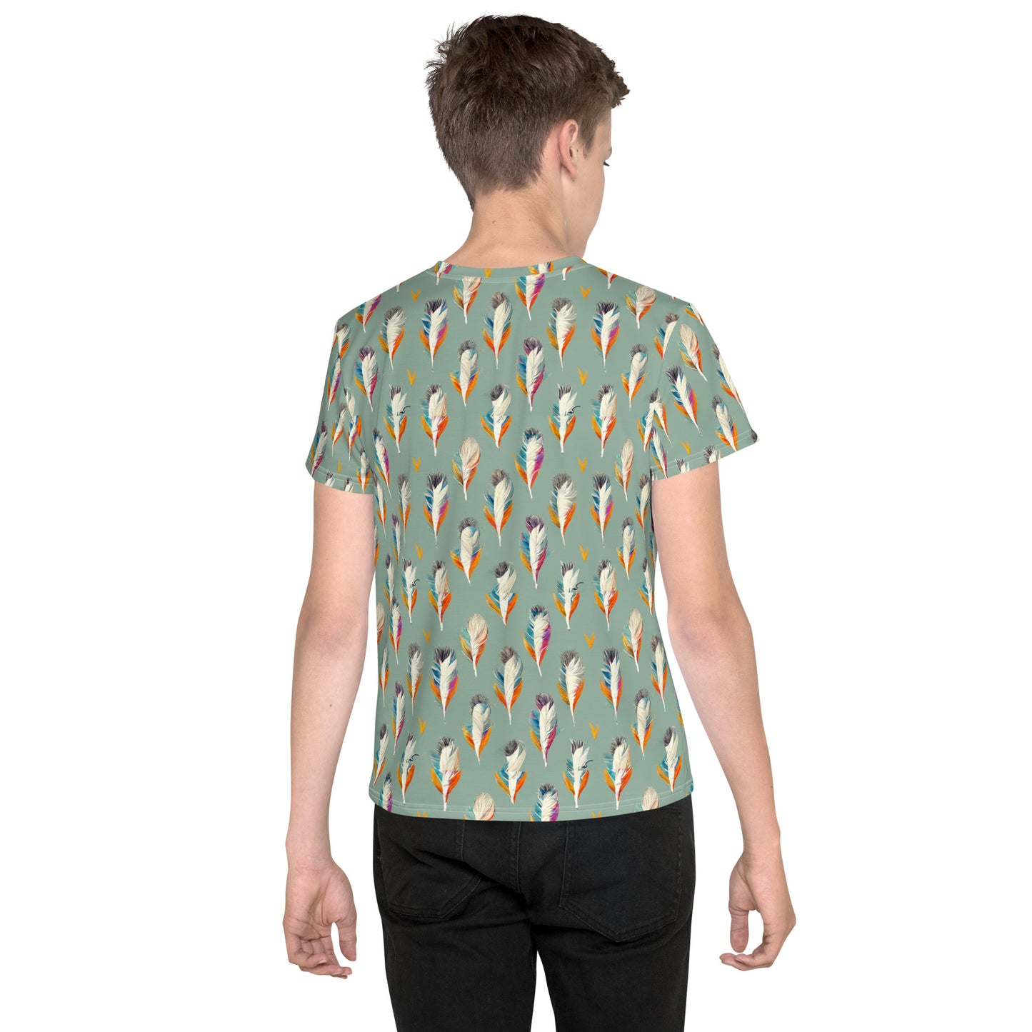 Tropical Birdsong Junior Boy’s crew neck t-shirt