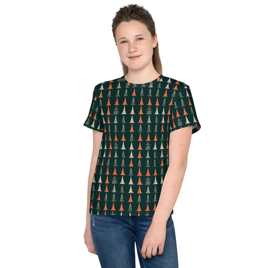 Holiday Tree Symphony Junior Girl’s crew neck t-shirt