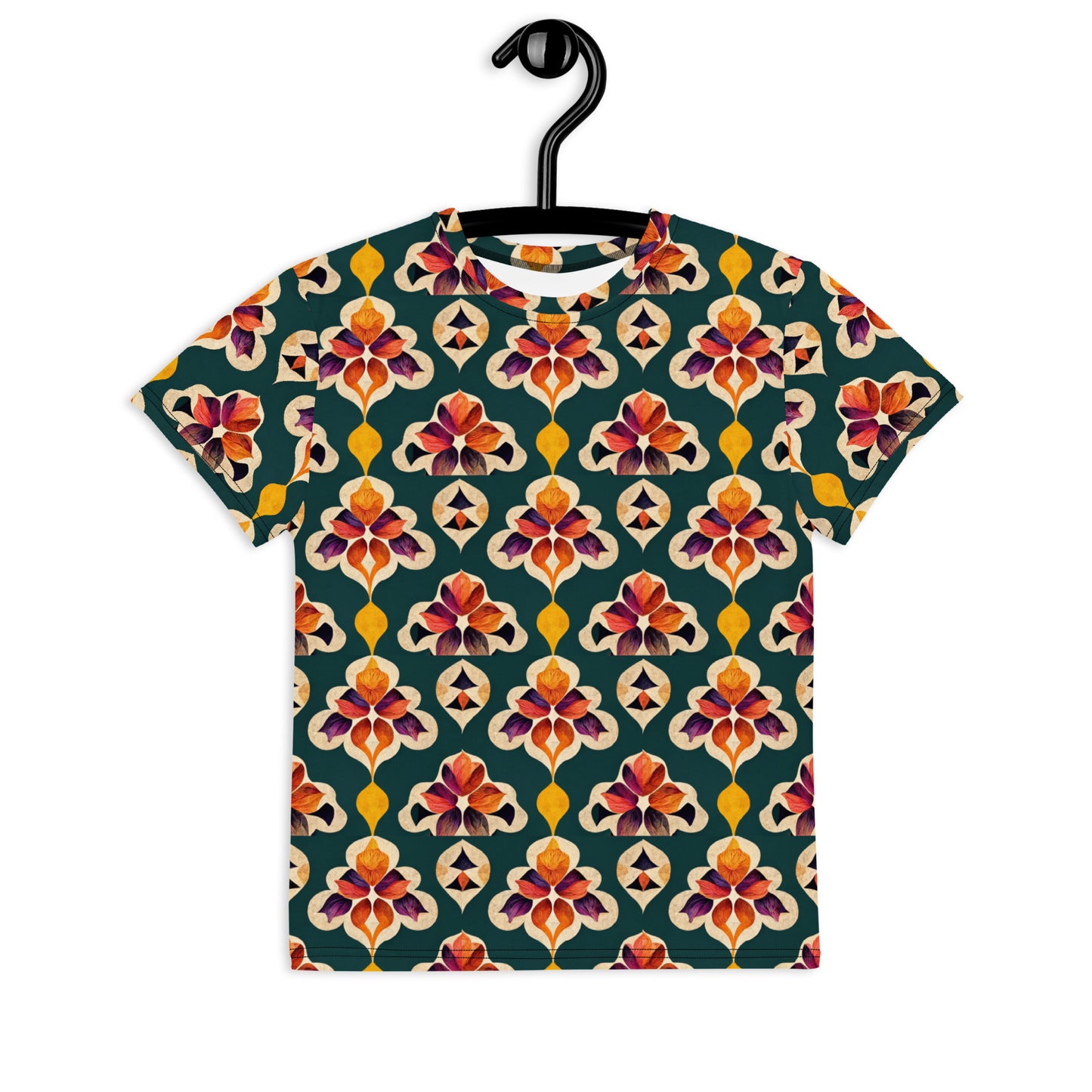 Ifrane’s Rainbow Blossoms Junior Boy’s crew neck t-shirt