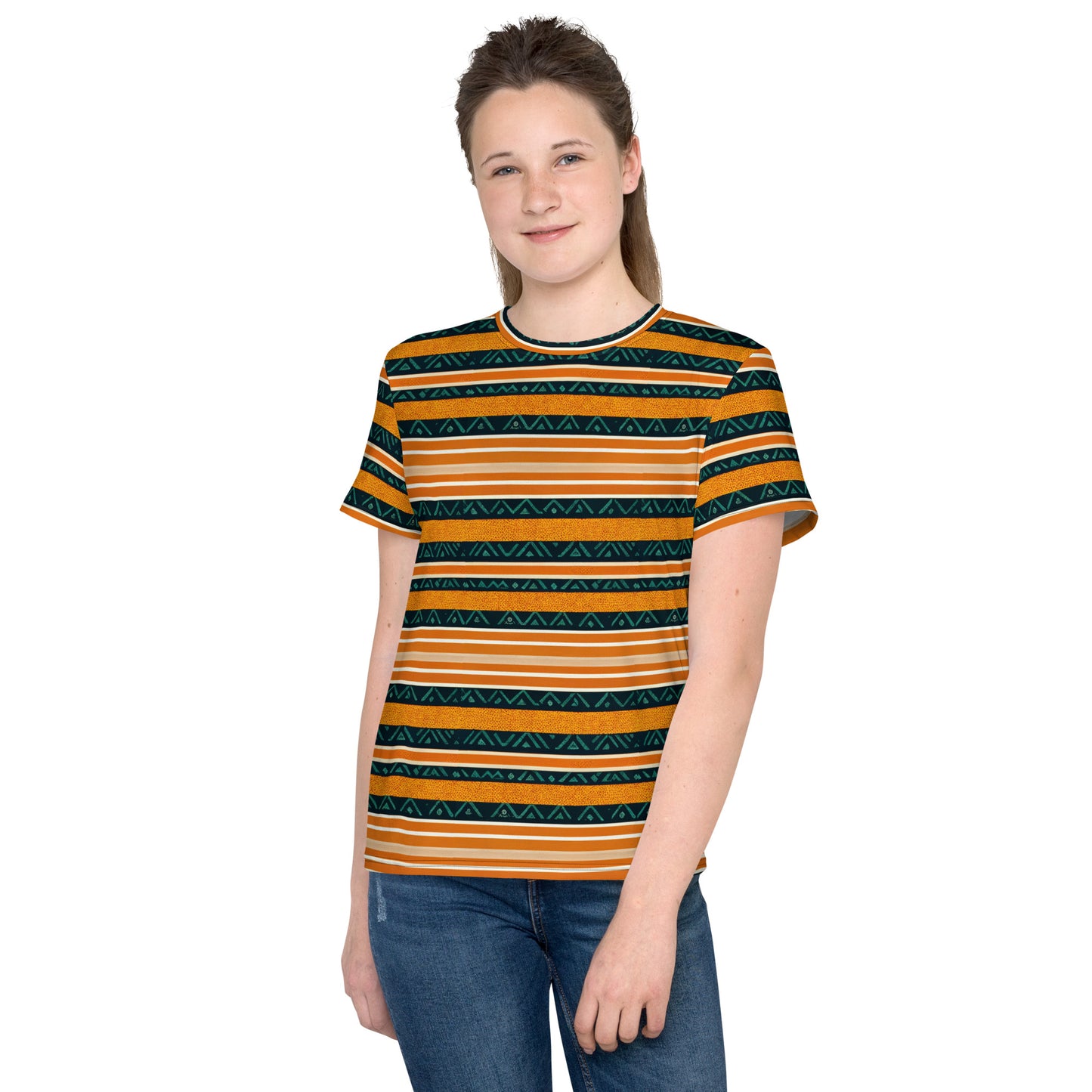 Serengeti Symphony Junior Girl’s crew neck t-shirt