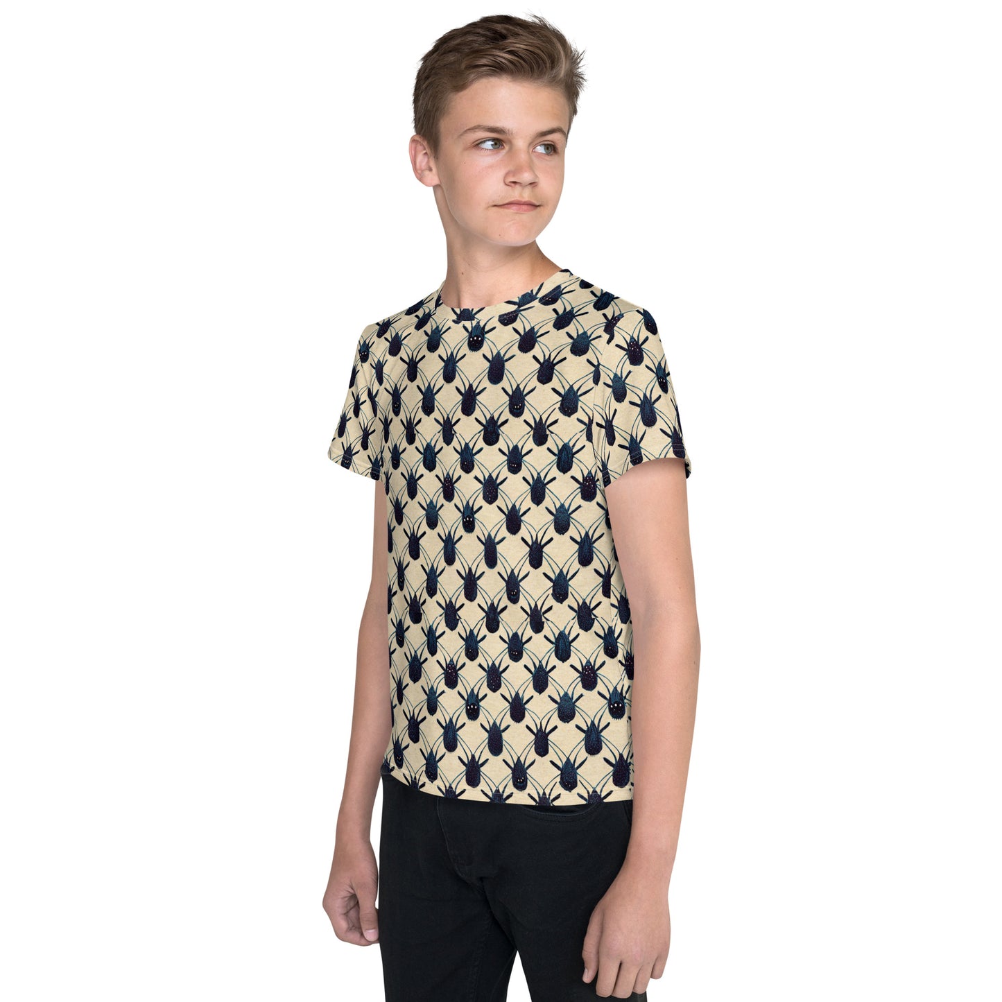 Spider Weave Junior Boy’s crew neck t-shirt