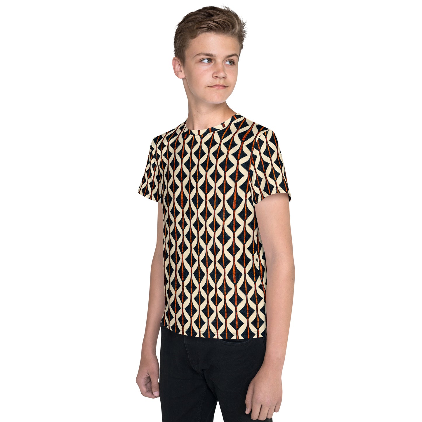 Tribal Tones In Harmony Junior Boy’s crew neck t-shirt