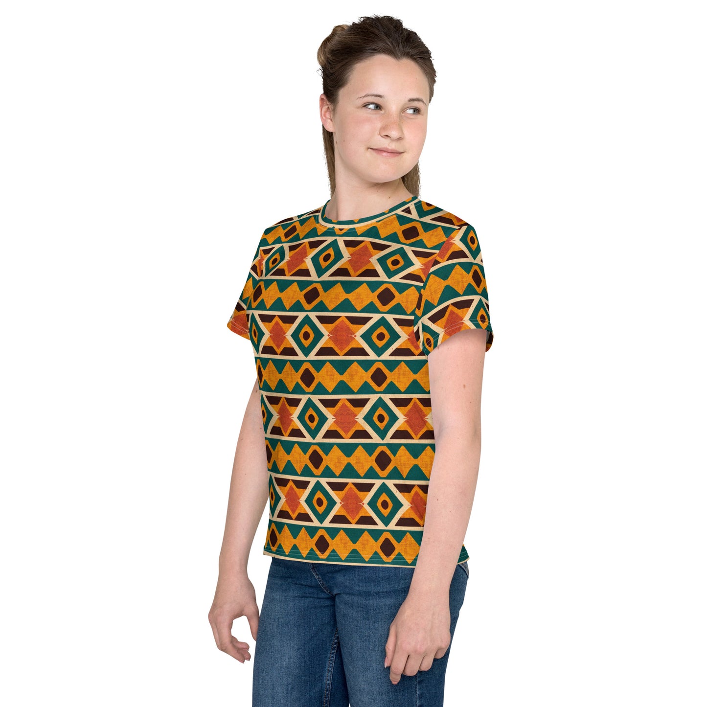 Tropical Diamond Tango Junior Girl’s crew neck t-shirt