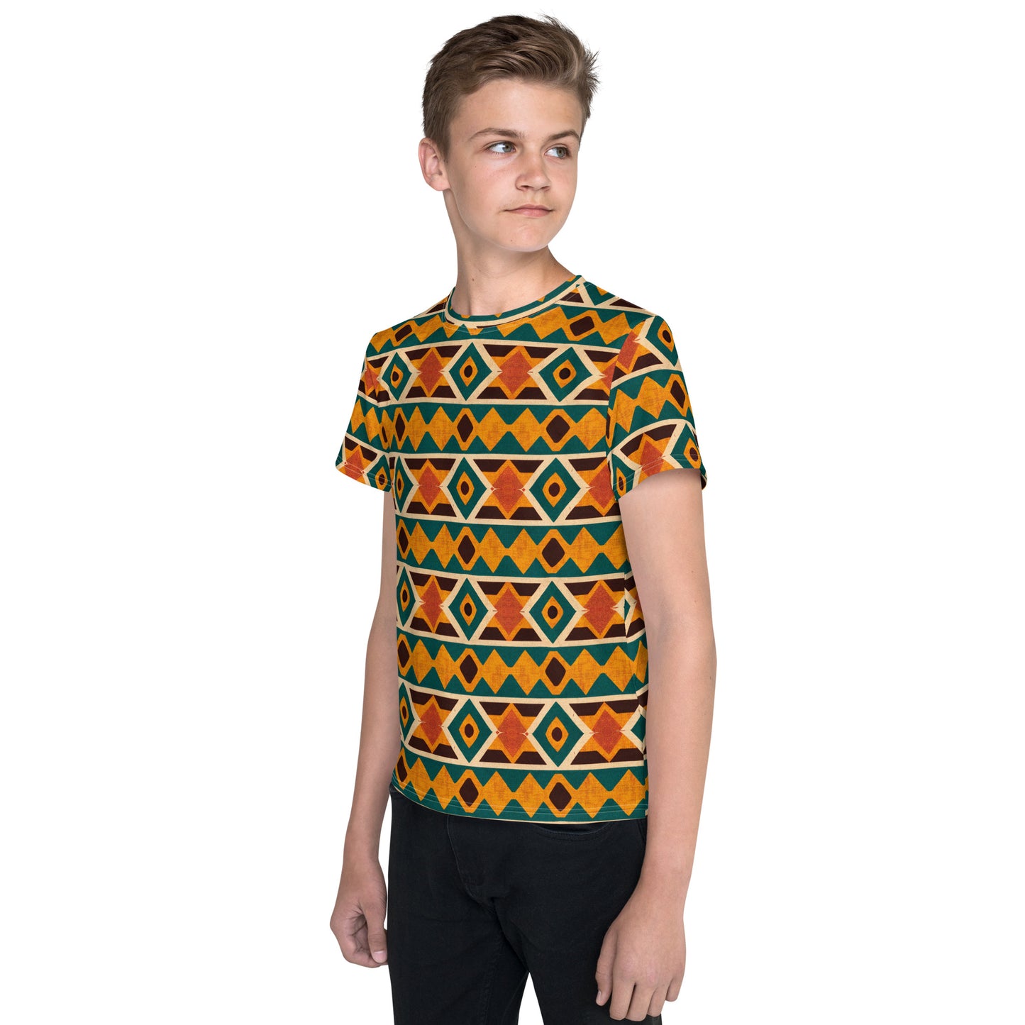 Tropical Diamond Tango Junior Boy’s crew neck t-shirt