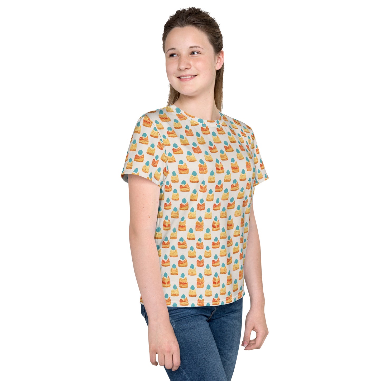 Scone Whirlwind Junior Girl’s crew neck t-shirt