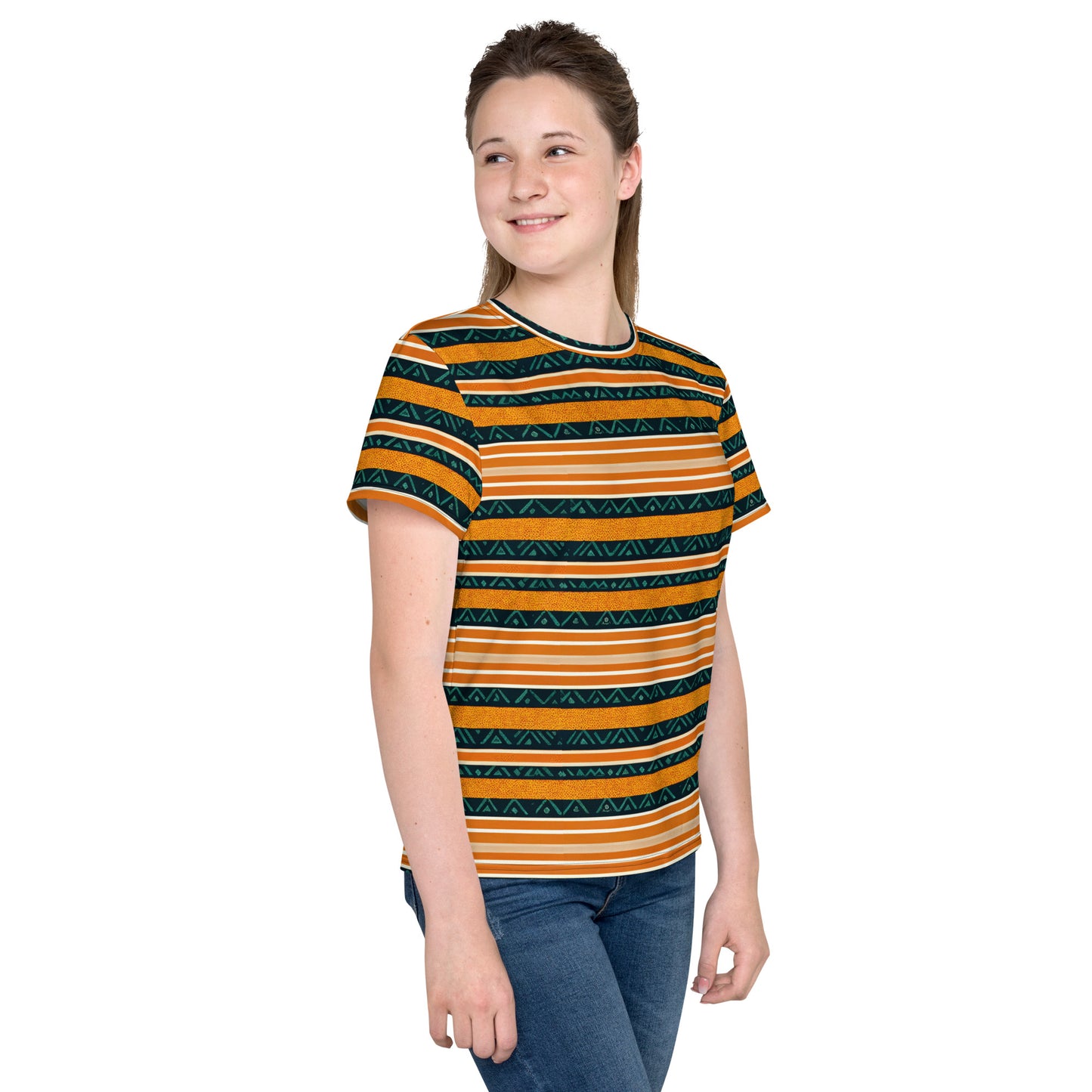 Serengeti Symphony Junior Girl’s crew neck t-shirt