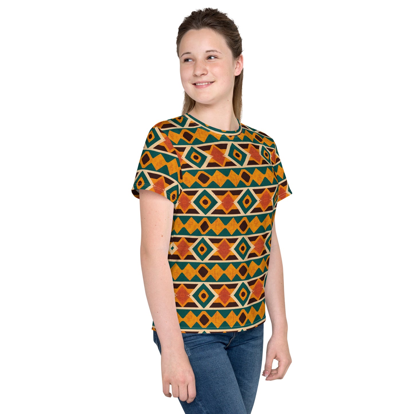 Tropical Diamond Tango Junior Girl’s crew neck t-shirt