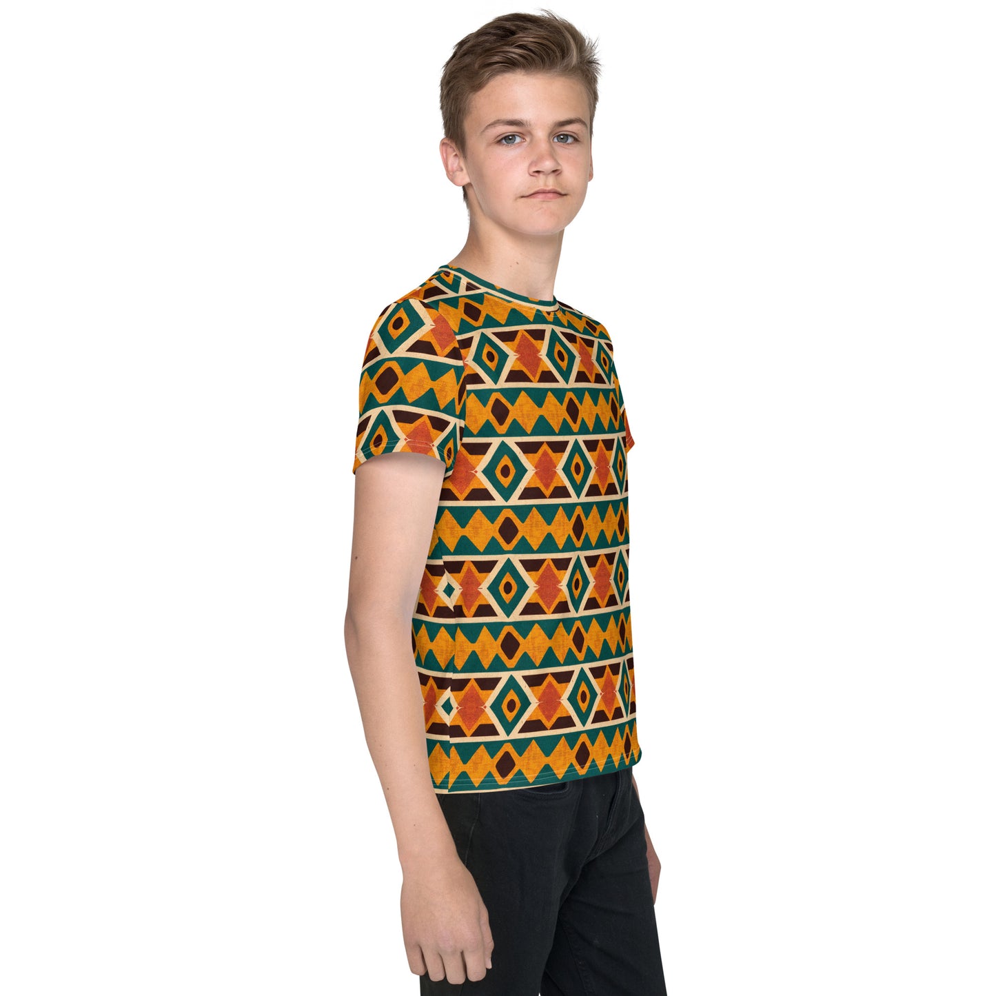 Tropical Diamond Tango Junior Boy’s crew neck t-shirt