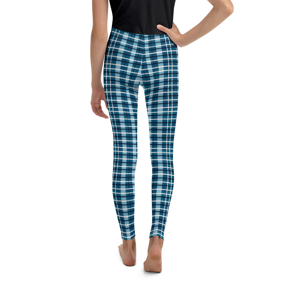Scotsman’s Skyward Plaid Junior Girl’s Leggings