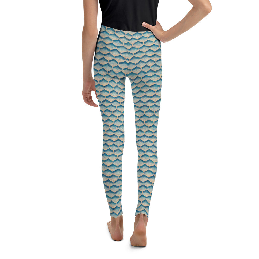 Seafoam Scales Junior Girl’s Leggings