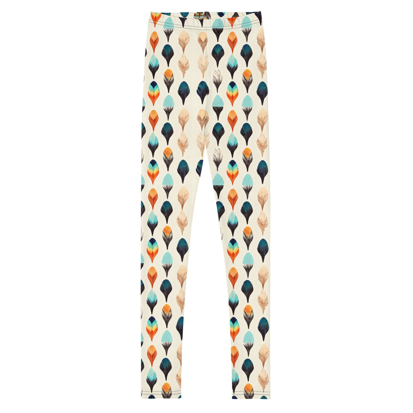 Colorful Plumes Junior Girl’s Leggings