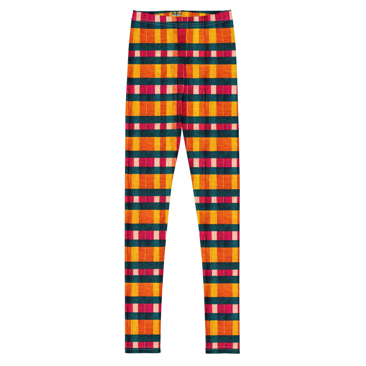 Tropical Fiesta Plaid Junior Girl’s Leggings