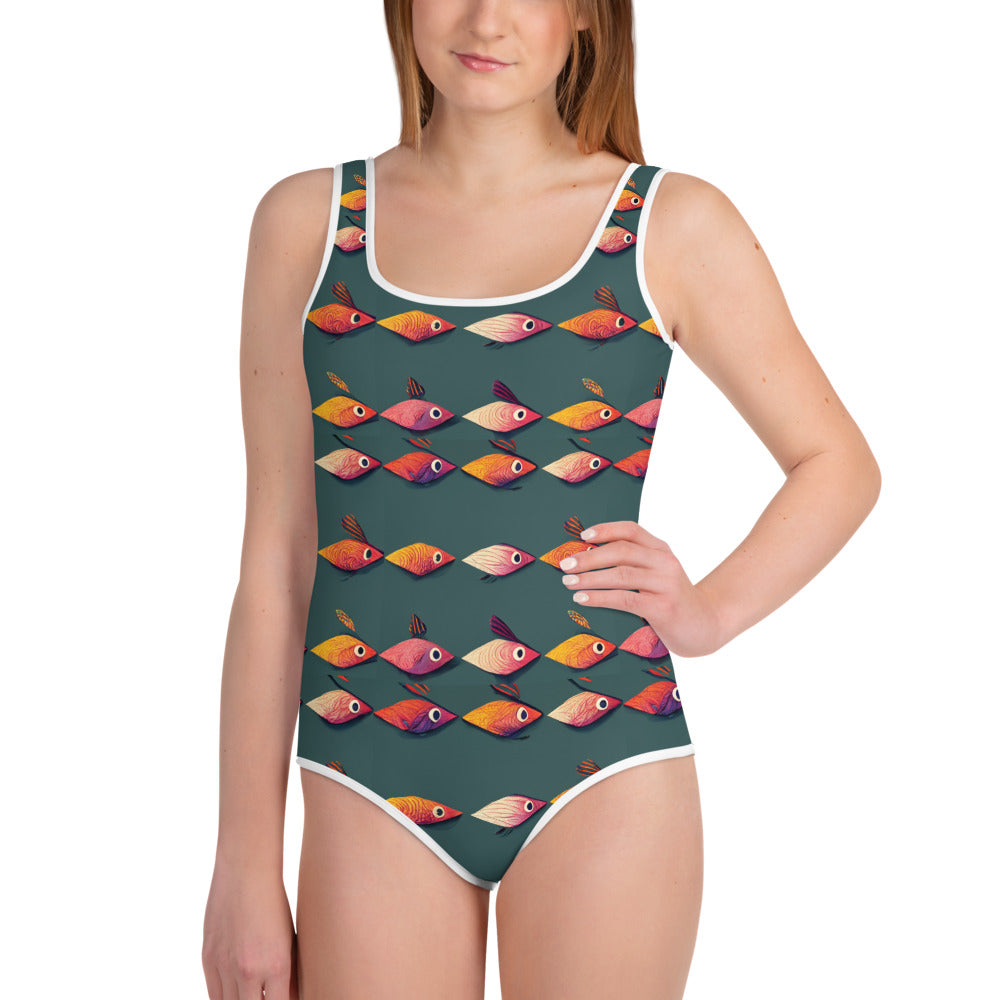 Brilliant Fish Brigade Juniors Swimsuit