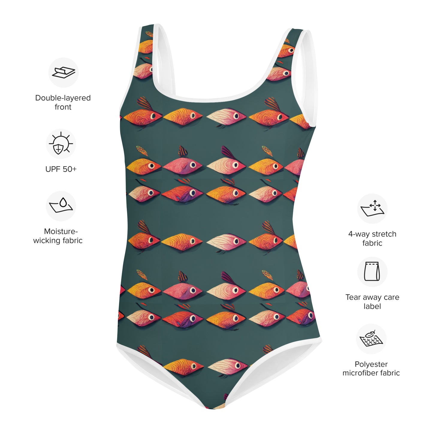 Brilliant Fish Brigade Juniors Swimsuit