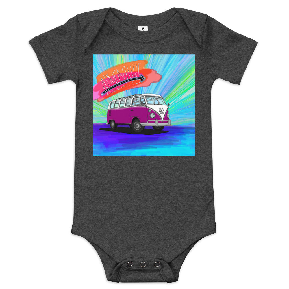 Adventure Awaits Baby short sleeve one piece