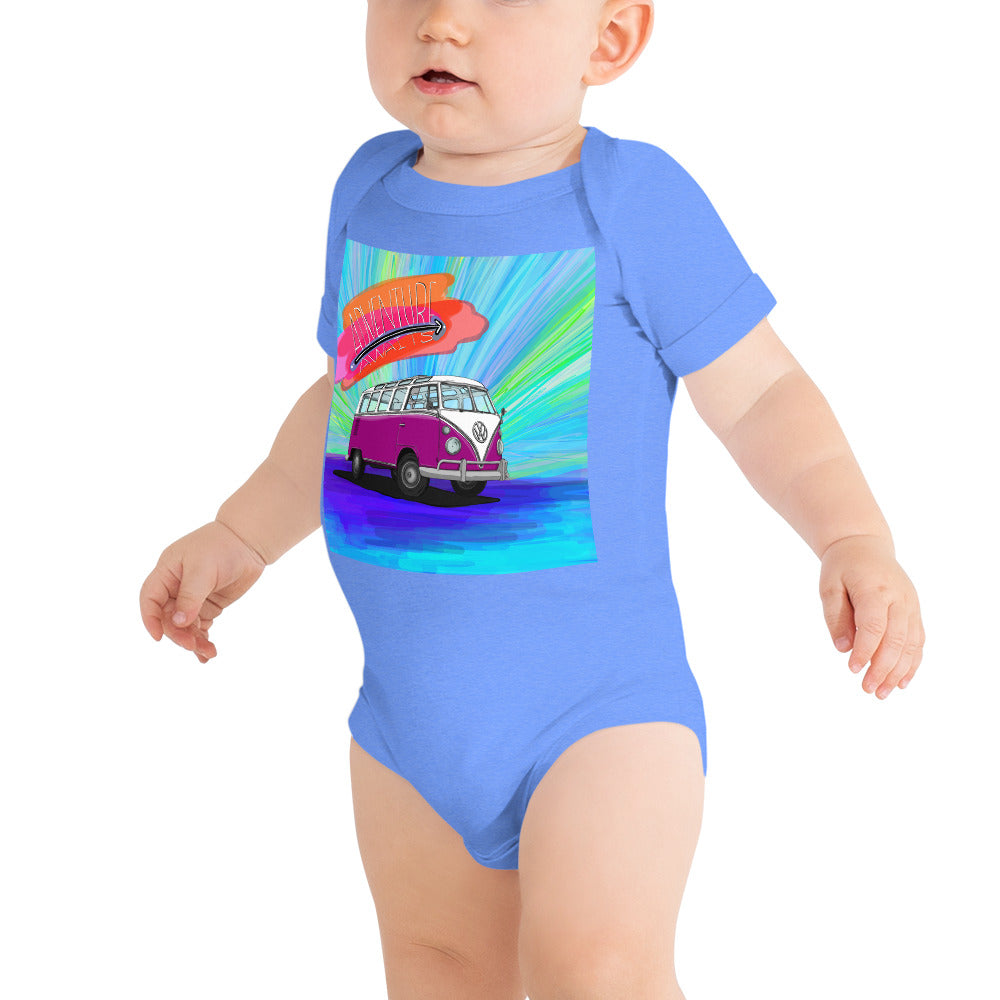 Adventure Awaits Baby short sleeve one piece