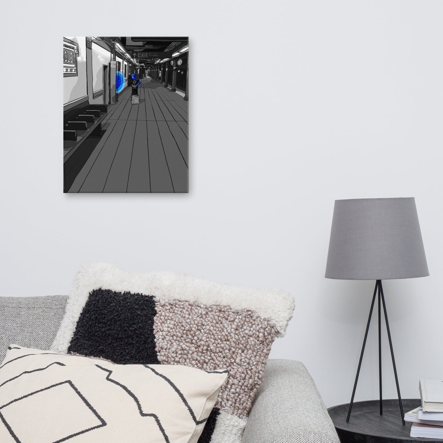 Columbus Circle Subway NYC Canvas