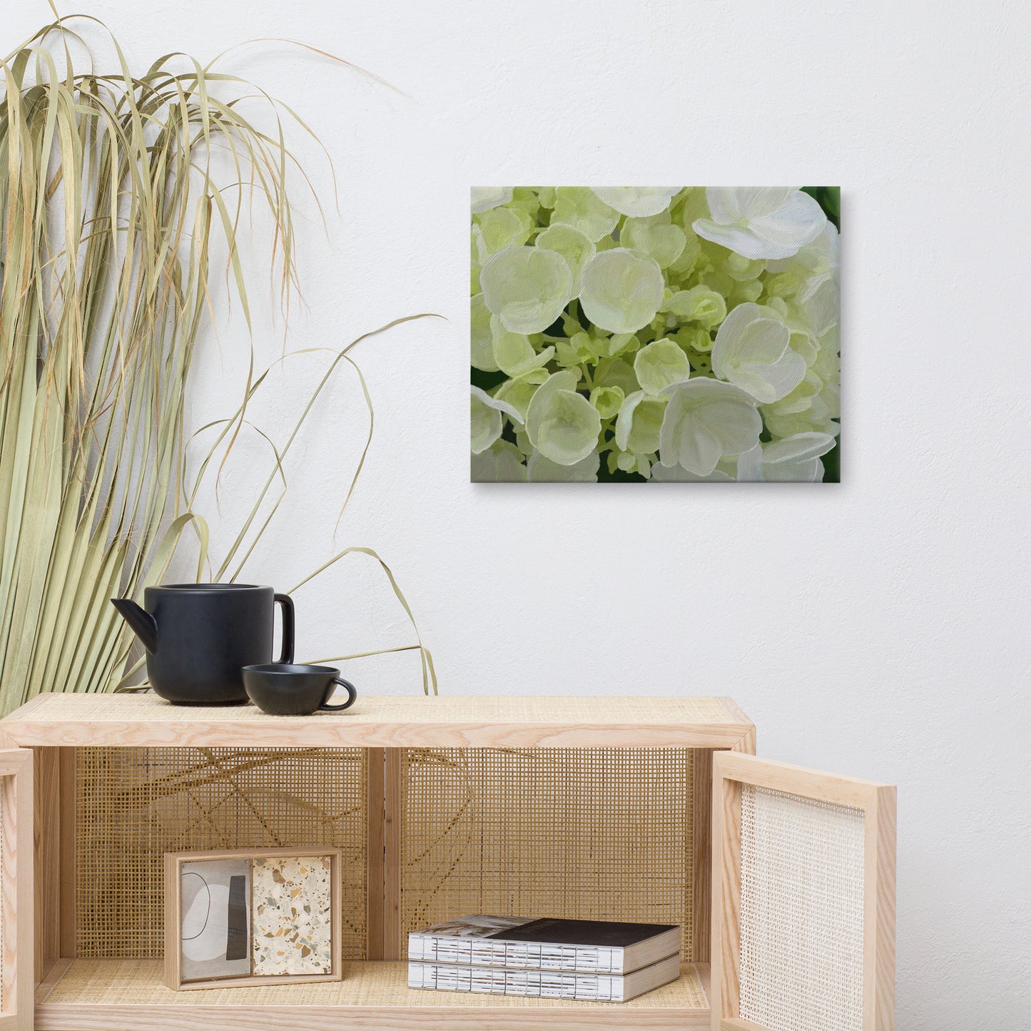 Jose’s White Hydrangea Canvas