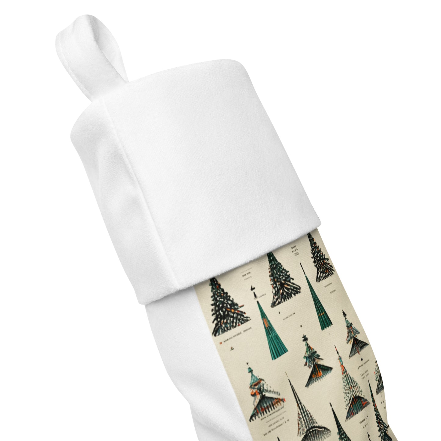 Boughs of Stillness Christmas stocking