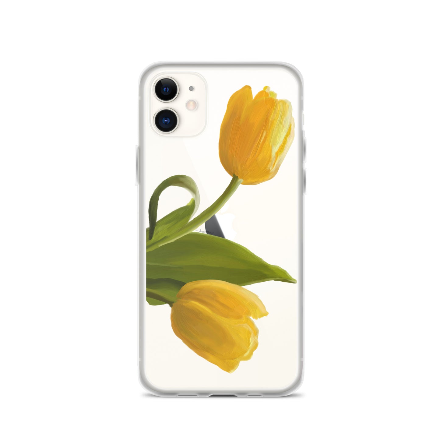 Sue’s Yellow Tulip Clear Case for iPhone®