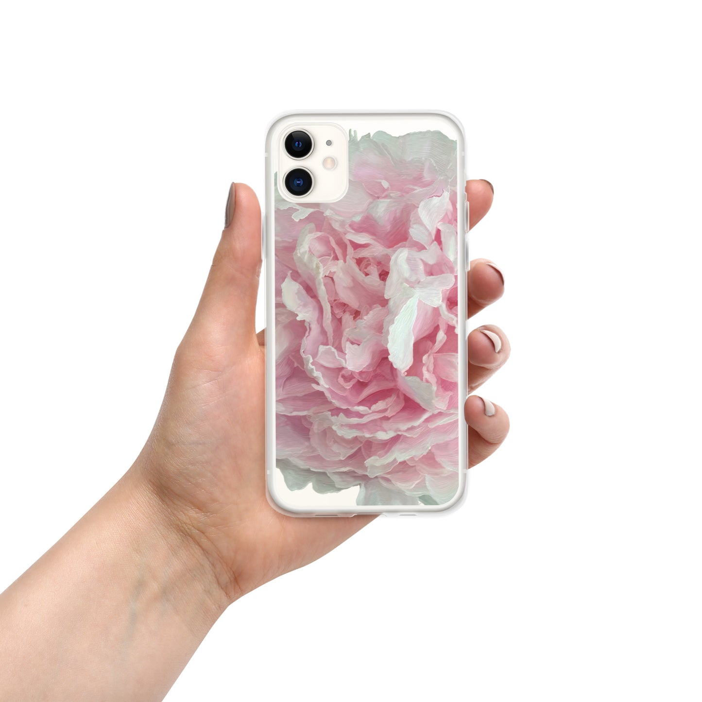 Cloey’s Peony on Clear Case for iPhone®