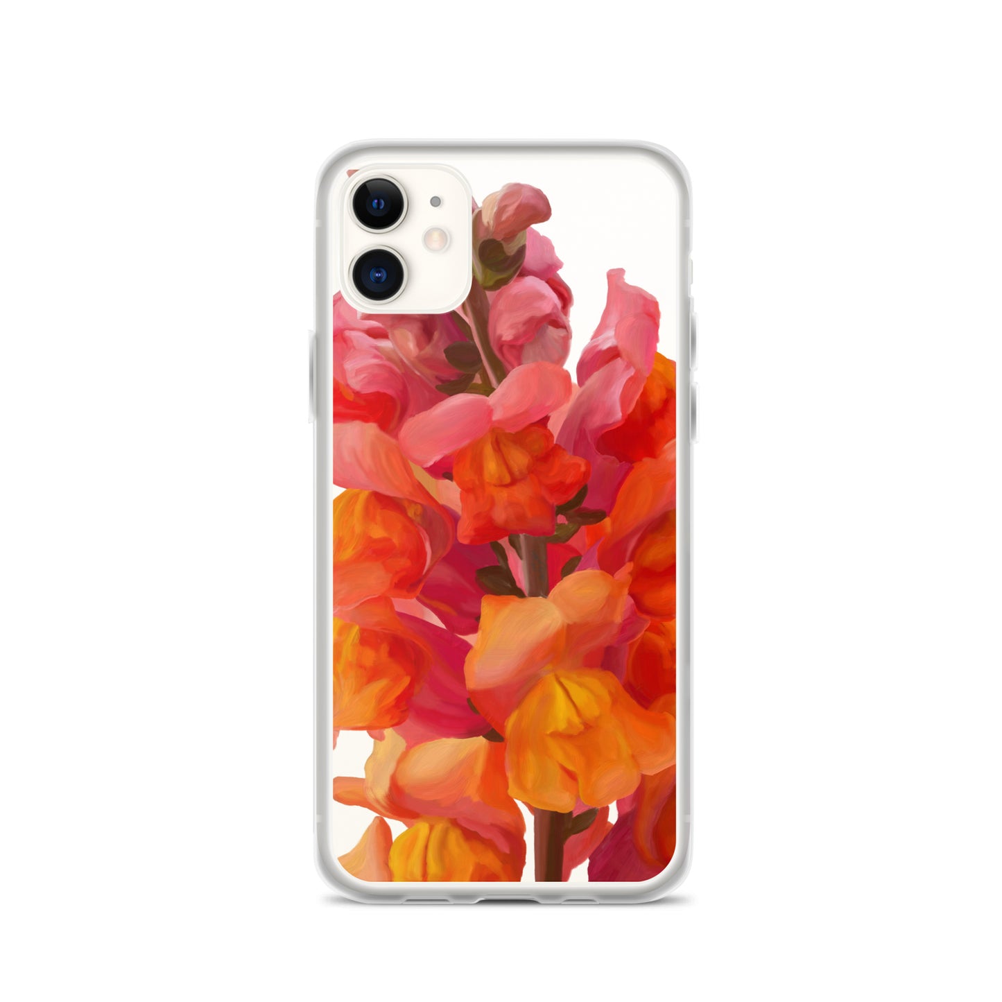 Mark’s Orange Snapdragon on Clear Case for iPhone®