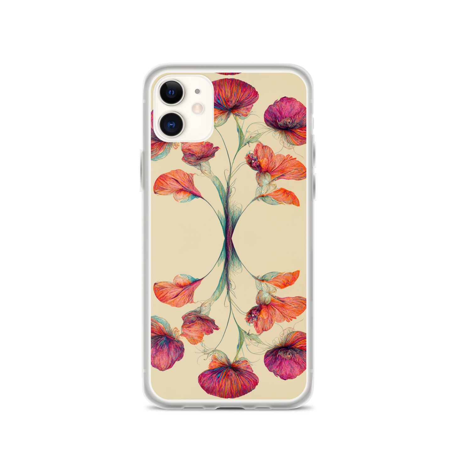 Nouveau Flowers on Clear Case for iPhone®