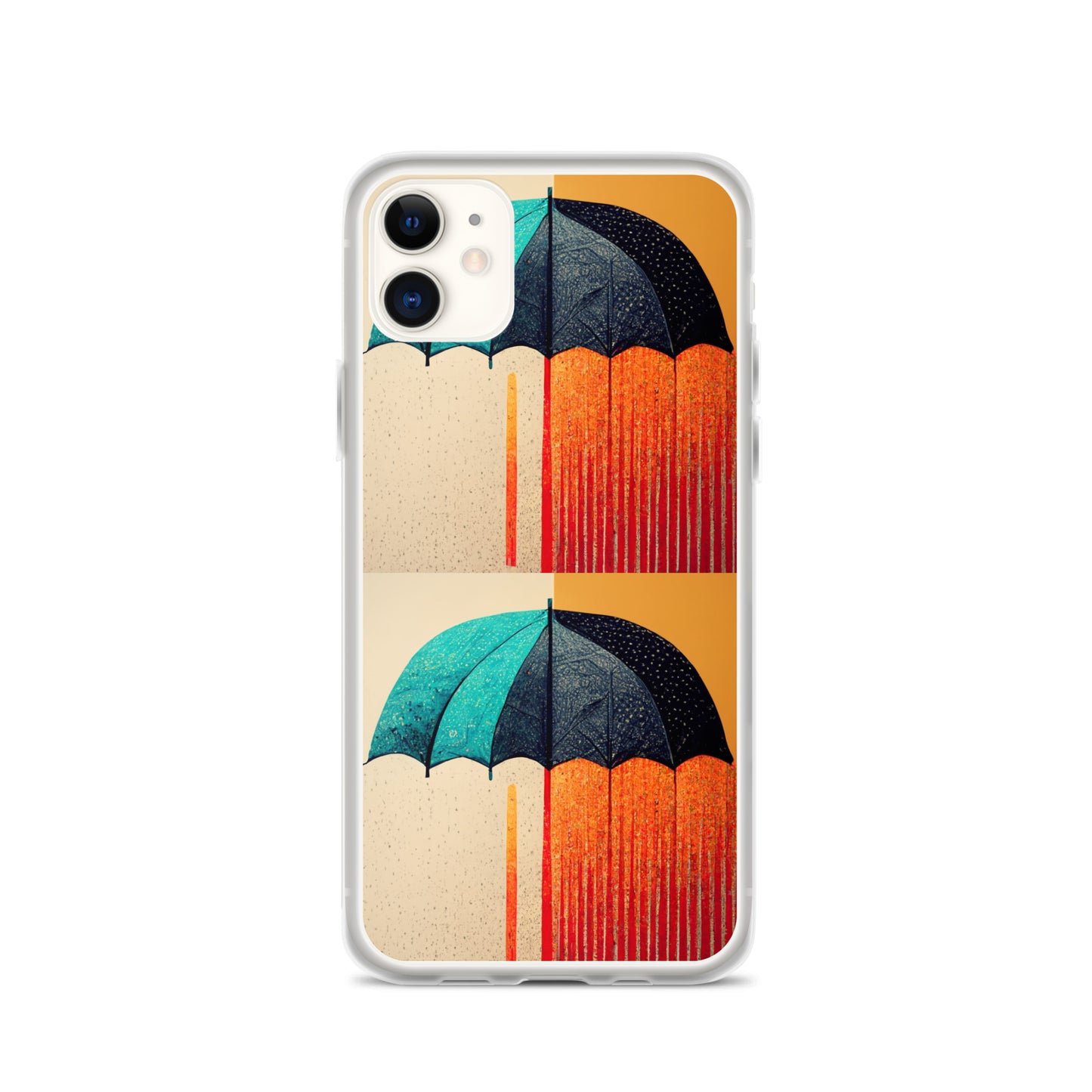 Colorful Coverings Clear Case for iPhone®