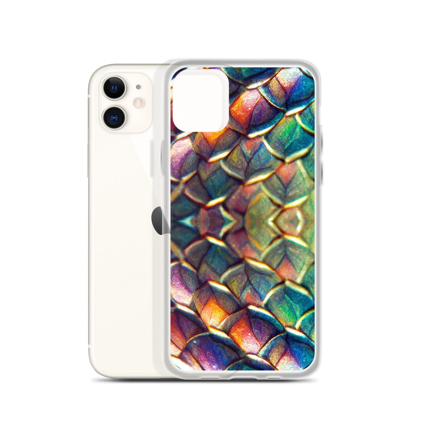 Margonithia, the Glittering Rainbow Sovereign on Clear Case for iPhone®