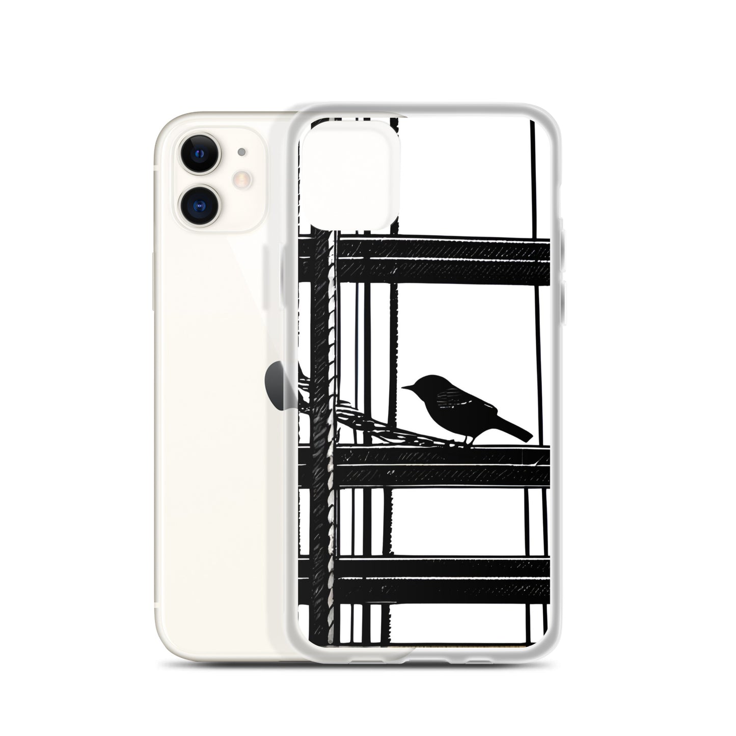 Solitary Perch on Clear Case for iPhone®