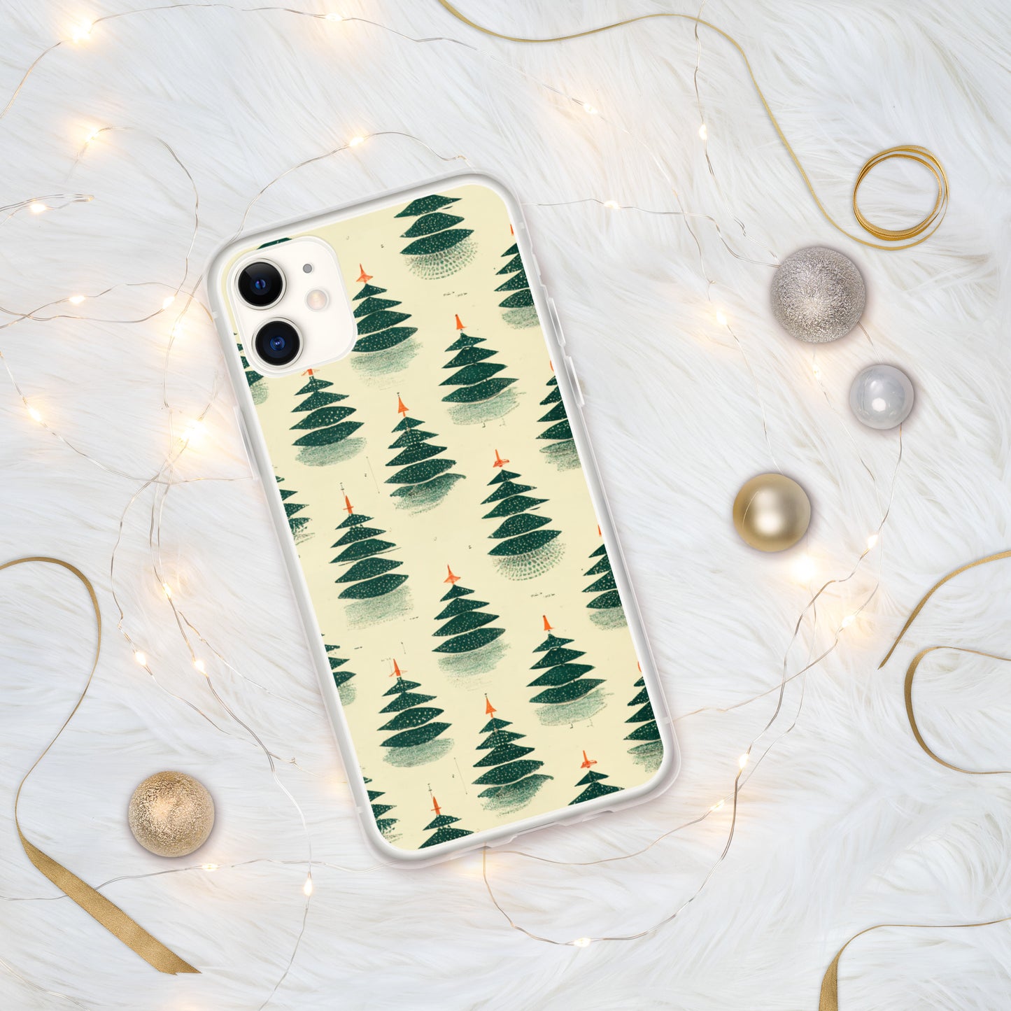 Merry Pine Parade Clear Case for iPhone®