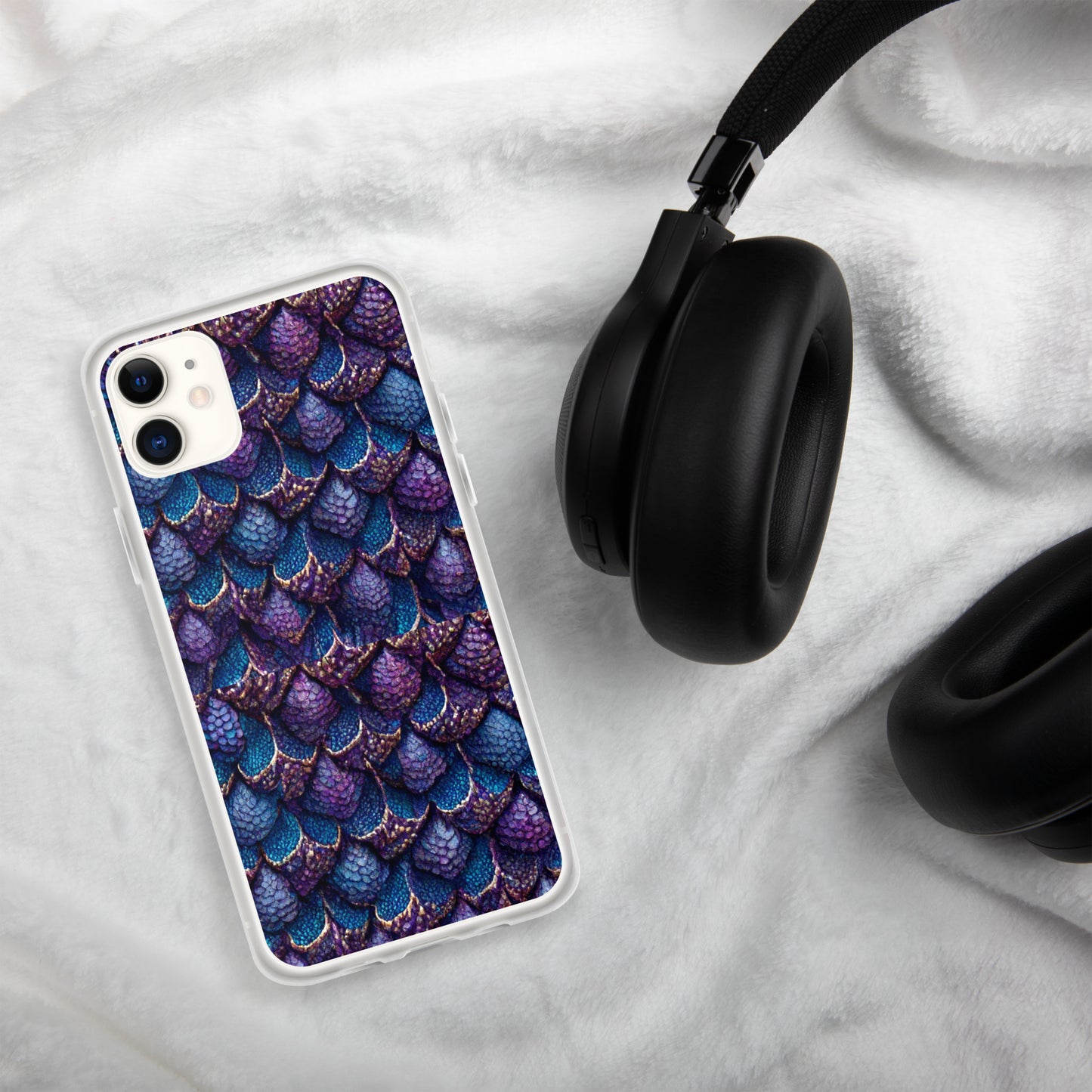 Luminosa, the Radiant Amethyst Drakon Clear Case for iPhone®