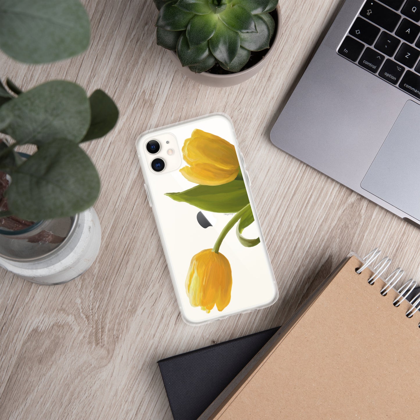 Sue’s Yellow Tulips Clear Case for iPhone®