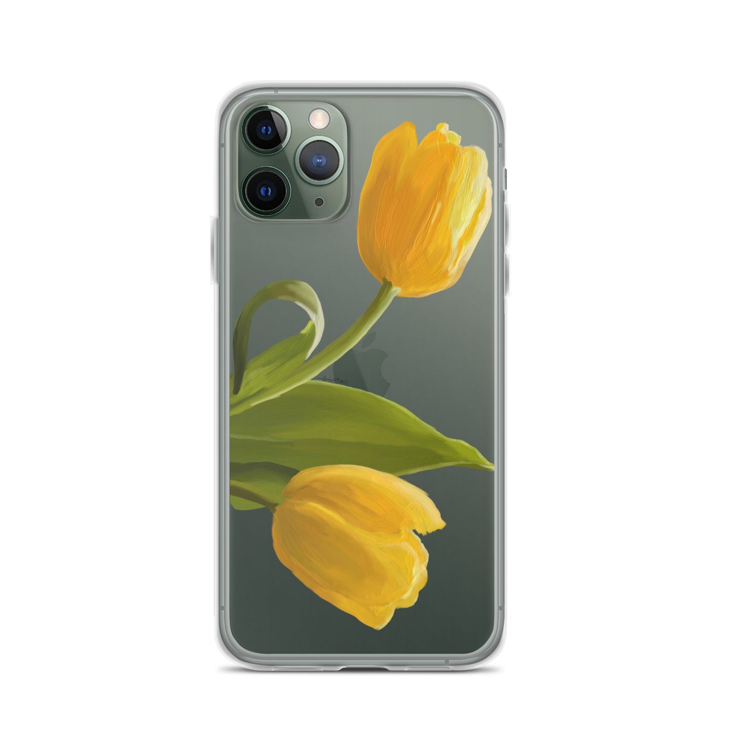 Sue’s Yellow Tulip Clear Case for iPhone®