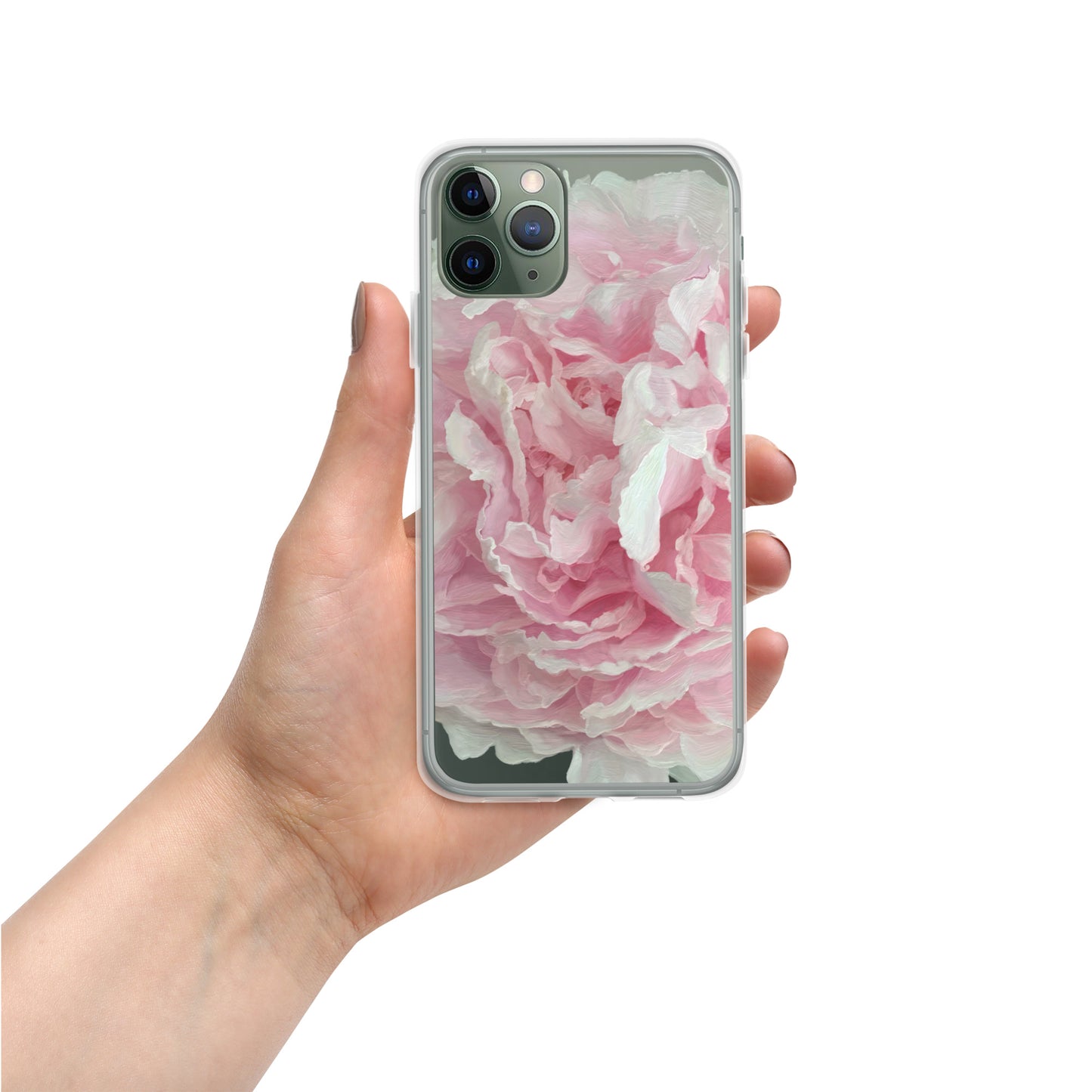 Cloey’s Peony on Clear Case for iPhone®