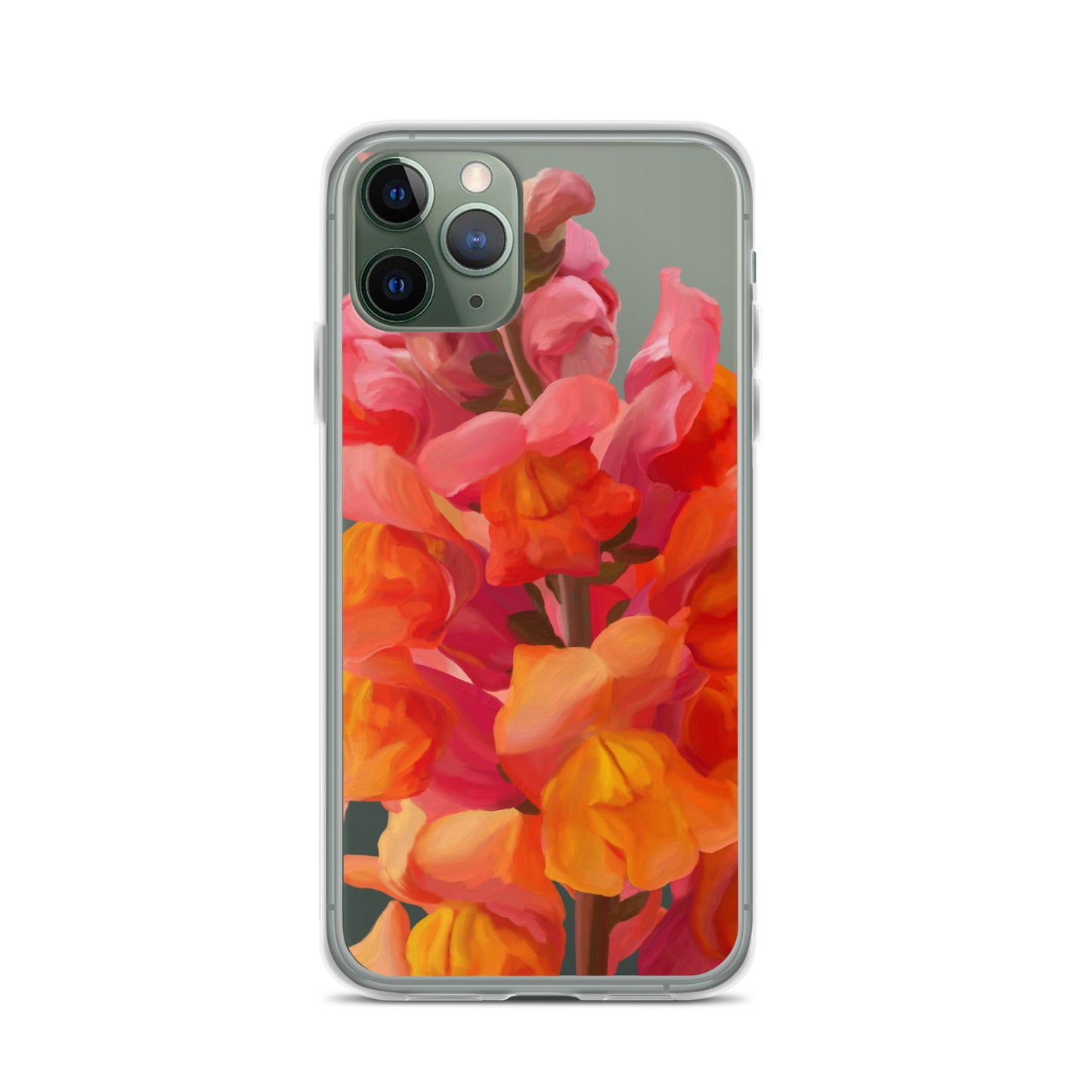 Mark’s Orange Snapdragon on Clear Case for iPhone®