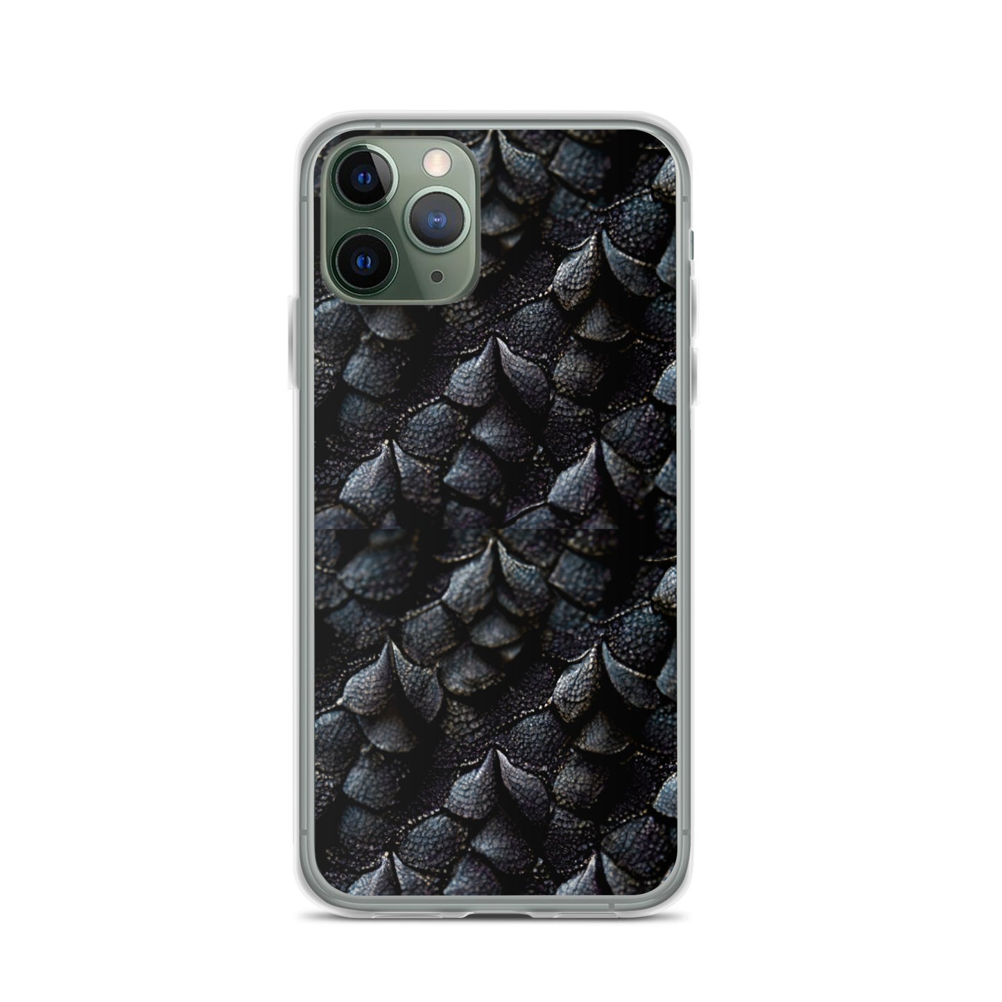 Onyxxor, the Cliff Sentinel Dragon on Clear Case for iPhone®