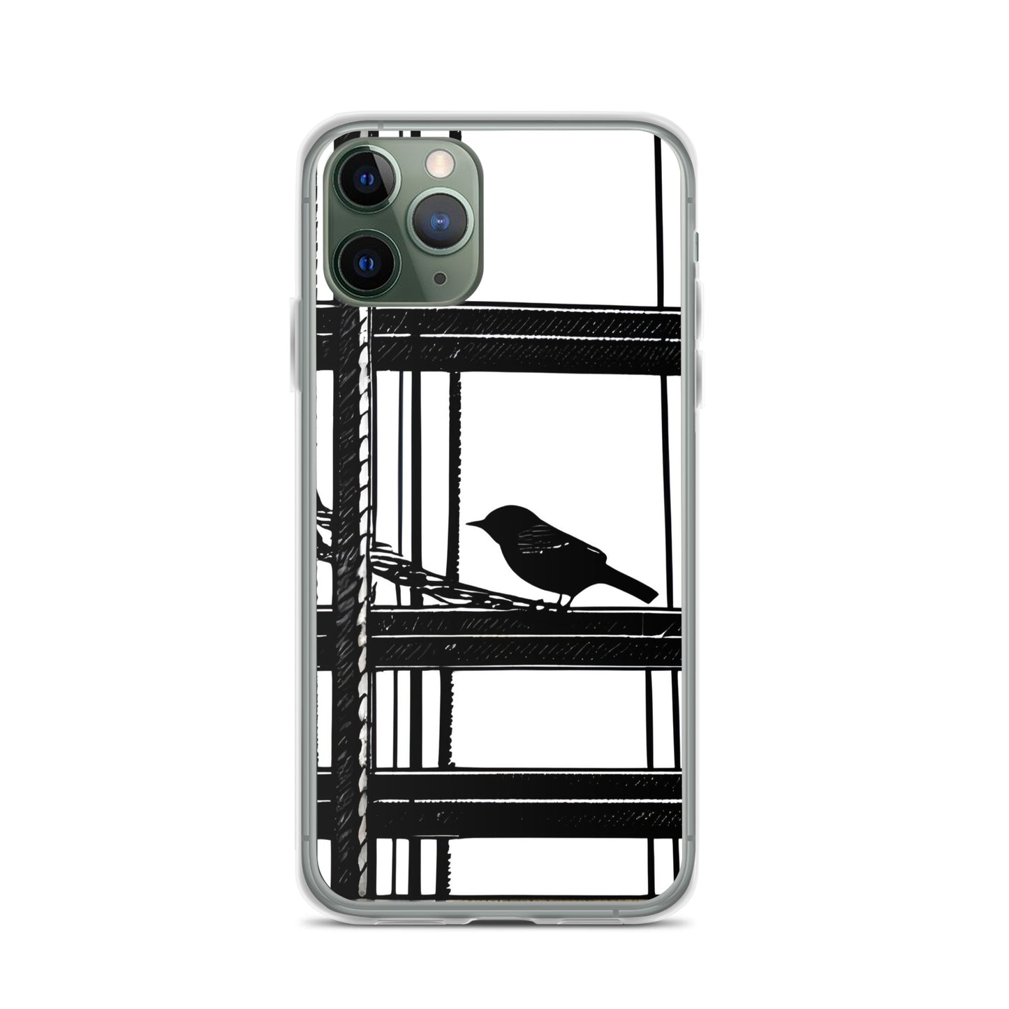 Solitary Perch on Clear Case for iPhone®