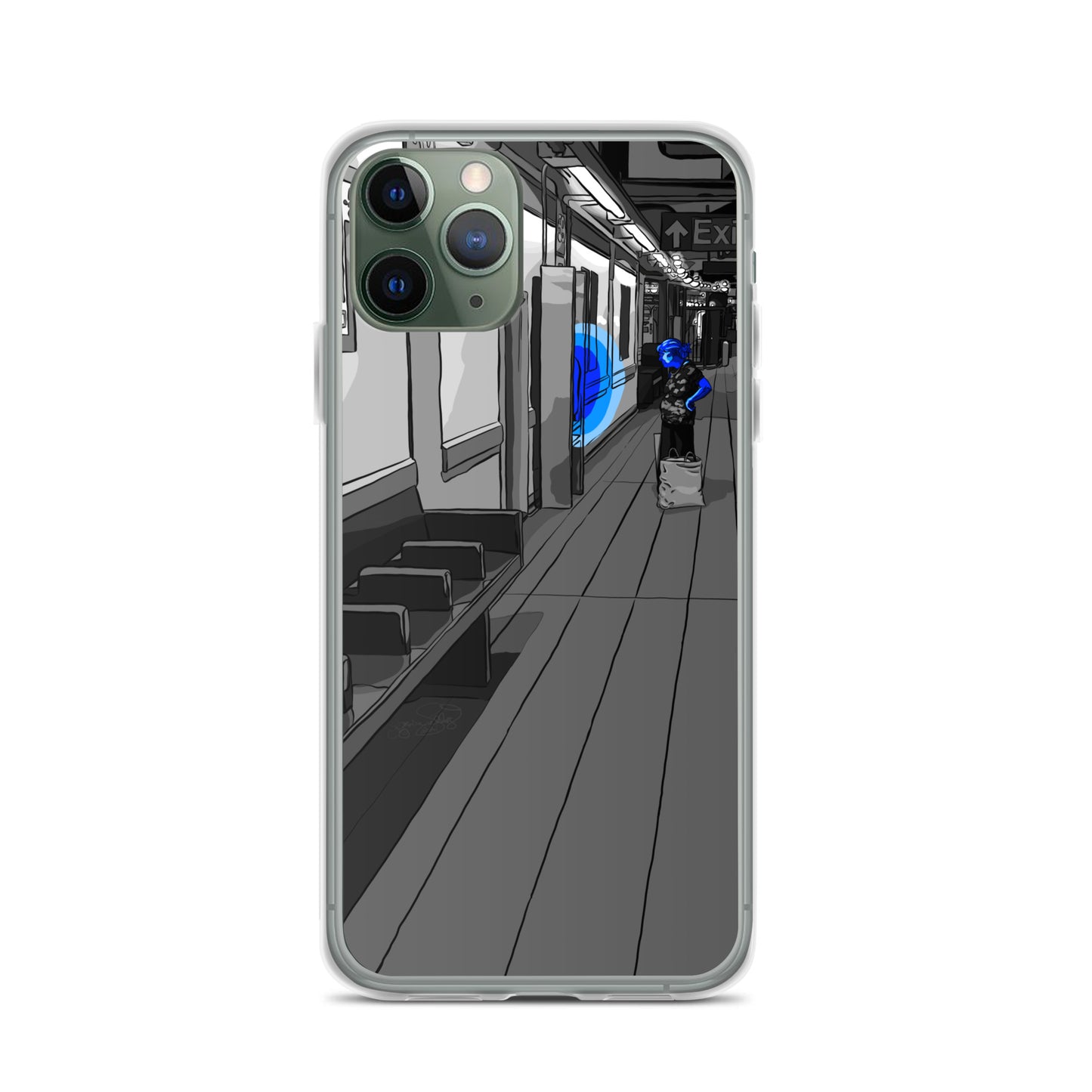 Columbus Circle Subway NYC Clear Case for iPhone®