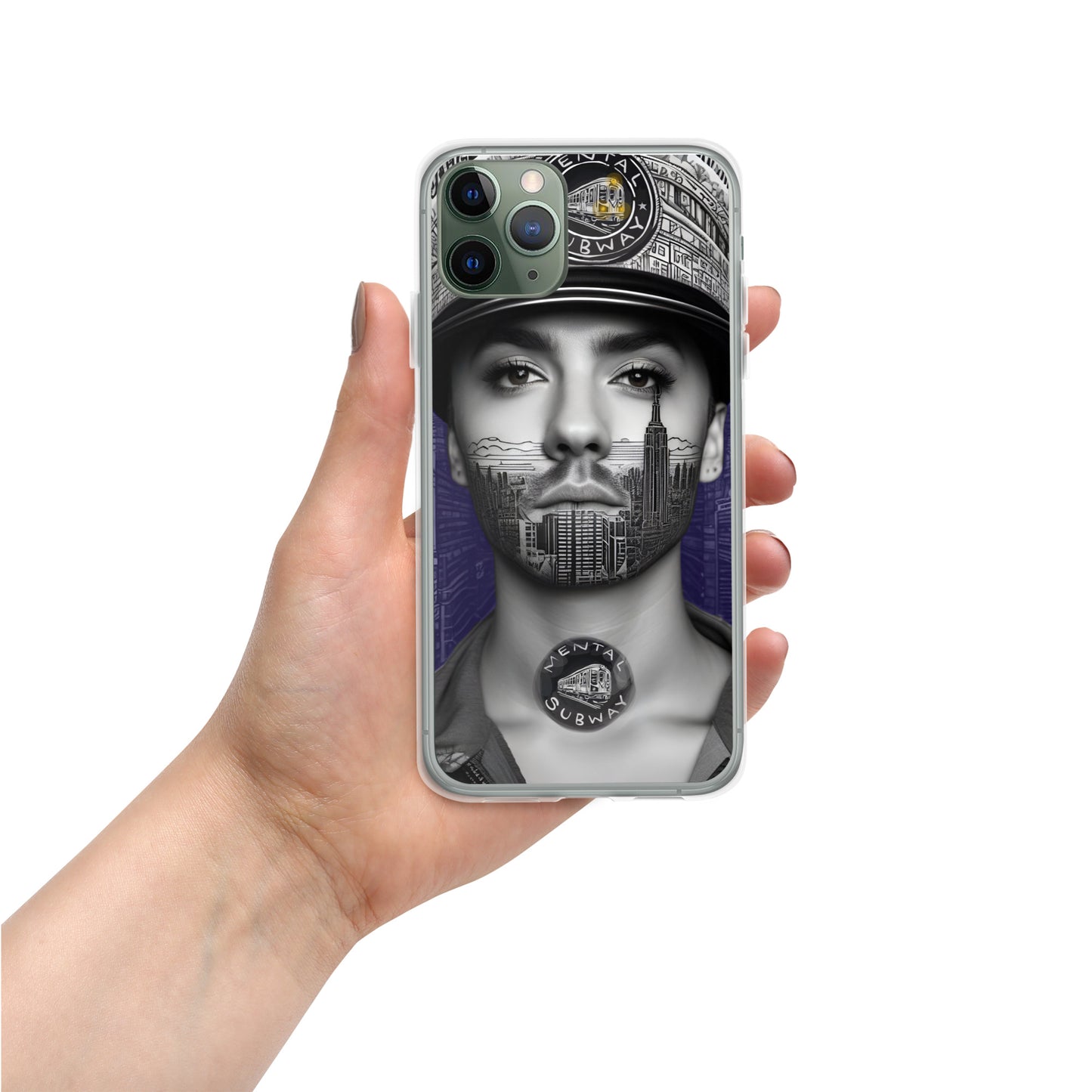 Mental Subway Police Clear Case for iPhone®