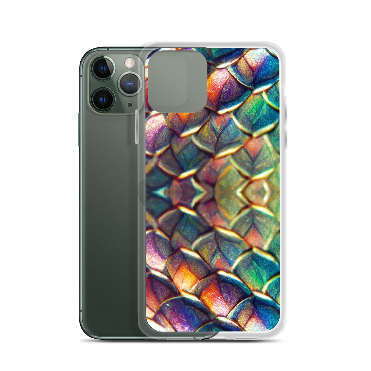 Margonithia, the Glittering Rainbow Sovereign on Clear Case for iPhone®