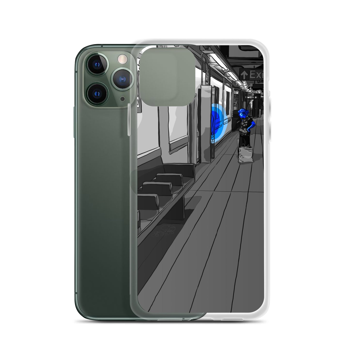 Columbus Circle Subway NYC Clear Case for iPhone®