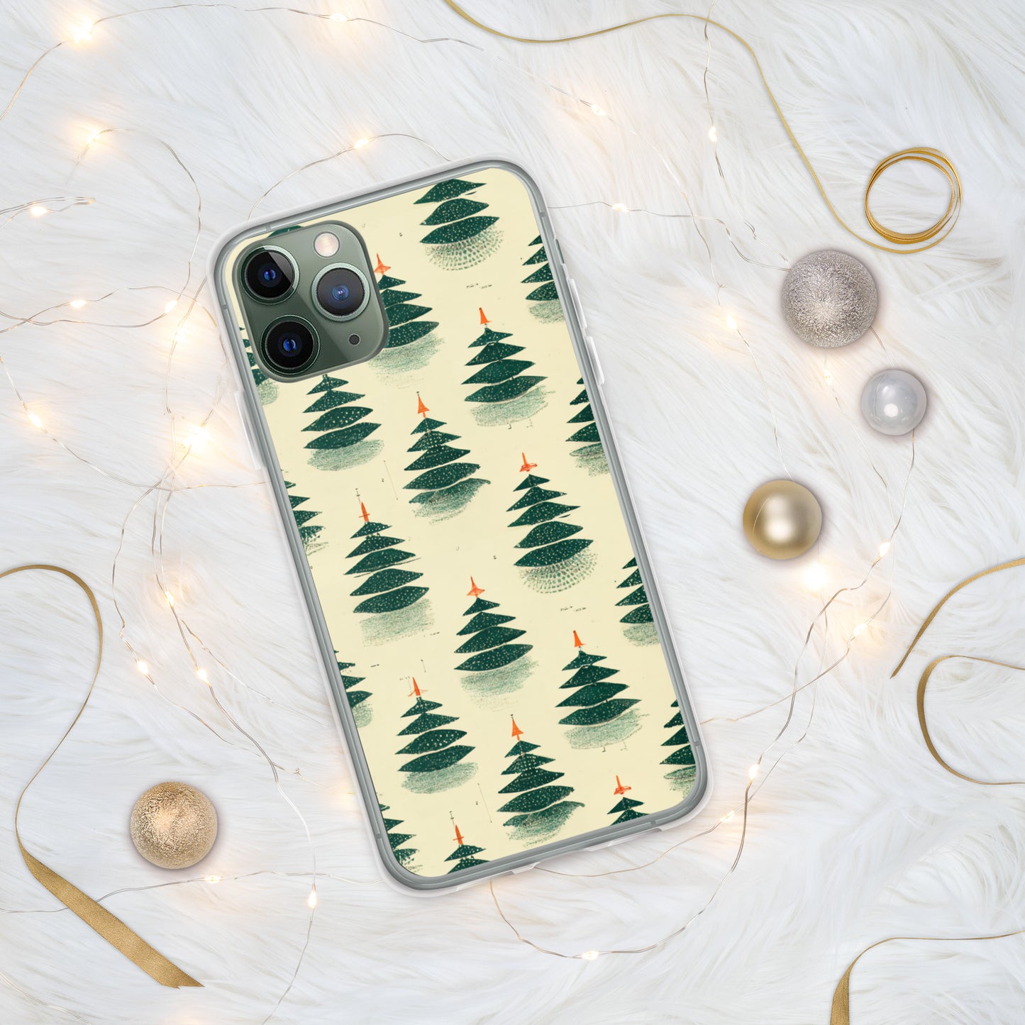 Merry Pine Parade Clear Case for iPhone®